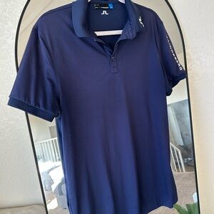 J. Lindeberg Navy Polo Shirt